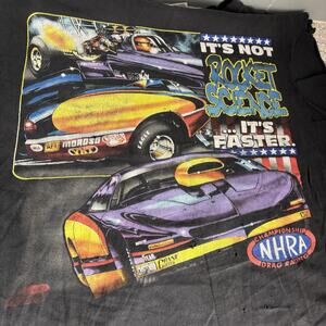 Vintage 90’s NHRA Drag Racing Car Shirt Tank Cut Off Rocket Science XL